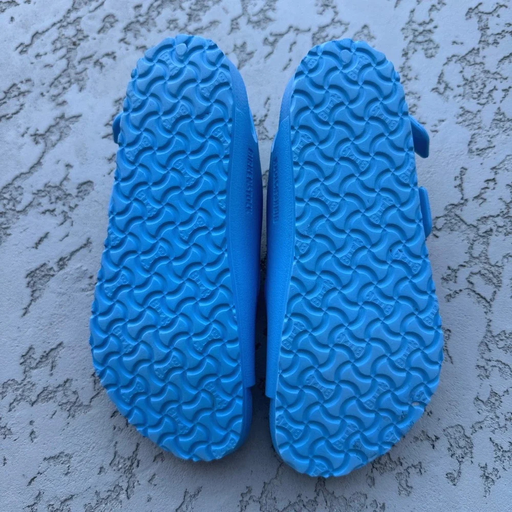 Birkenstock Milano EVA Kids Scuba Blue Sandals Size 33 L2 210 Waterproof